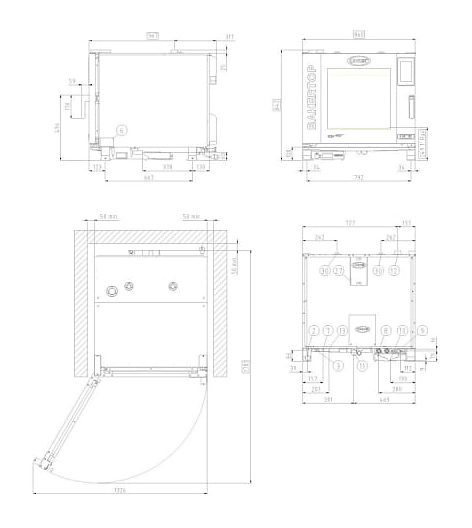 Пароконвектомат UNOX XEVL-2021-GPLS