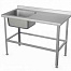Стол производственный с ванной моечной 12/6